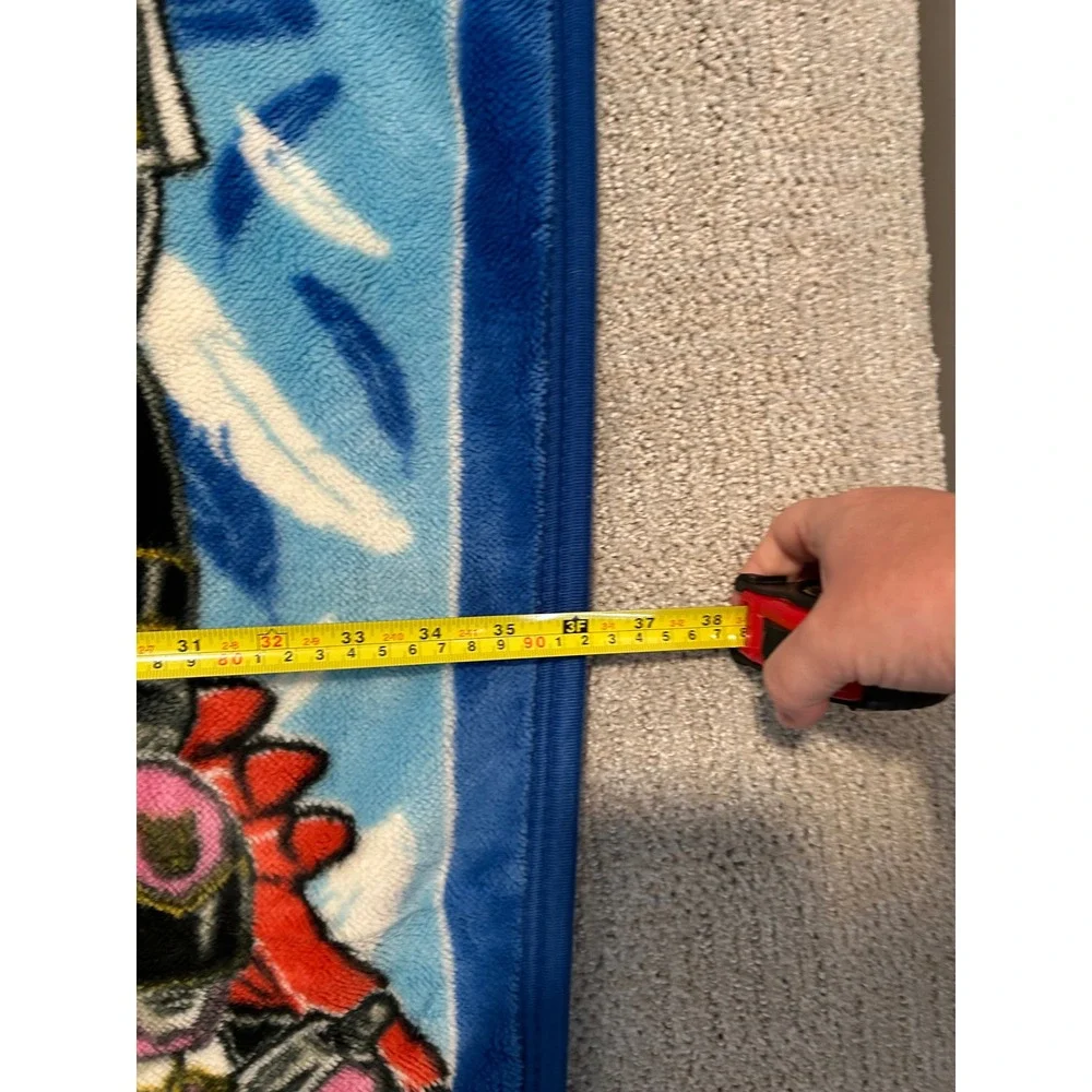 Tensou Sentai Goseiger Super Sentai‎ Power Rangers Fleece Blanket Blue 56x36